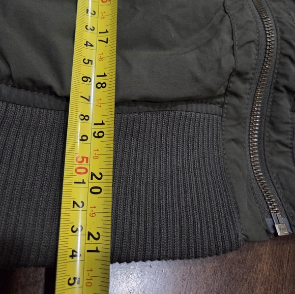 L.Spiewak And Sons Olive Green Faux Fur Collar Jacket Womens Sz.M - Picture 5 of 9